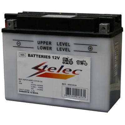 Batterie 12N18-3A standard + acide